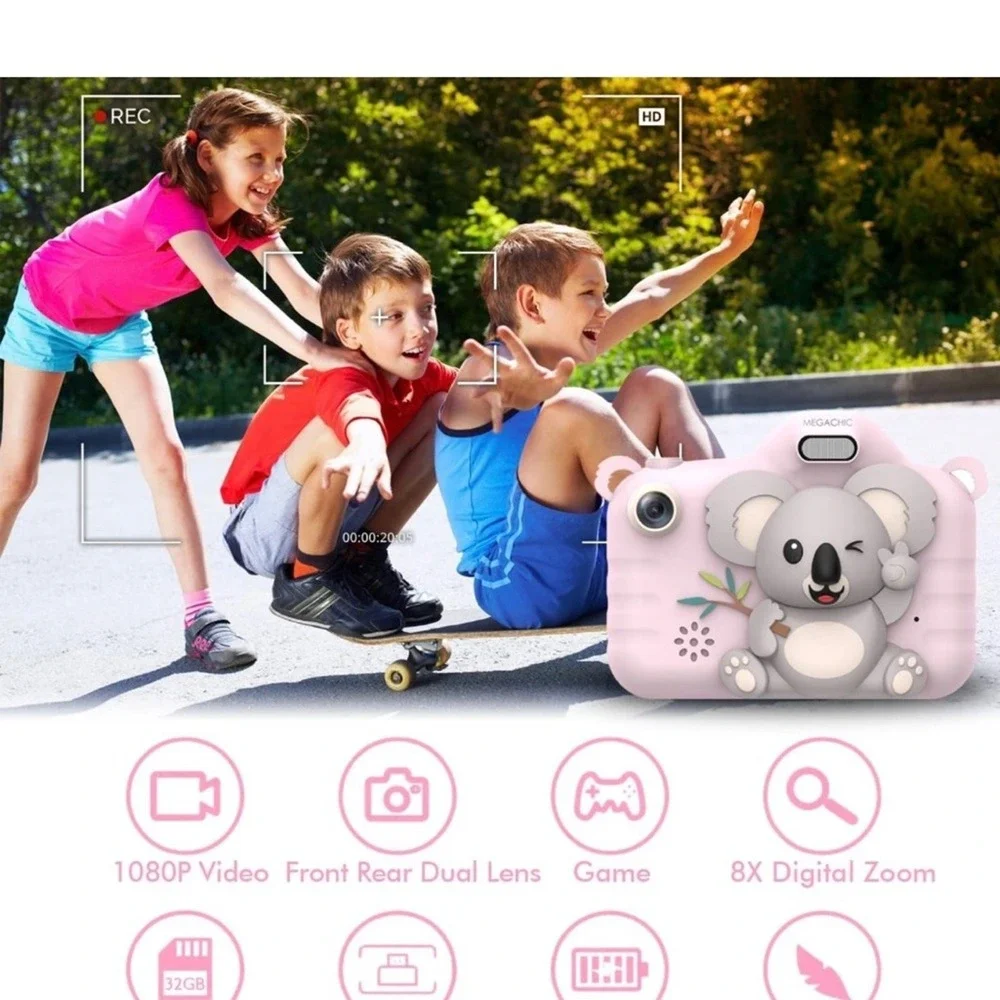 Megachic kids koala Real Digital camera Toy Gift Birthday Easter Creative Arts